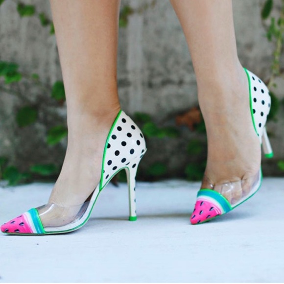 SOPHIA WEBSTER Jessica Watermelon d'Orsay pumps - Picture 1 of 17